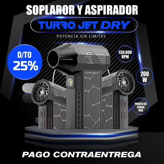Soplador y Aspirador | Turbo Jet Dry™
